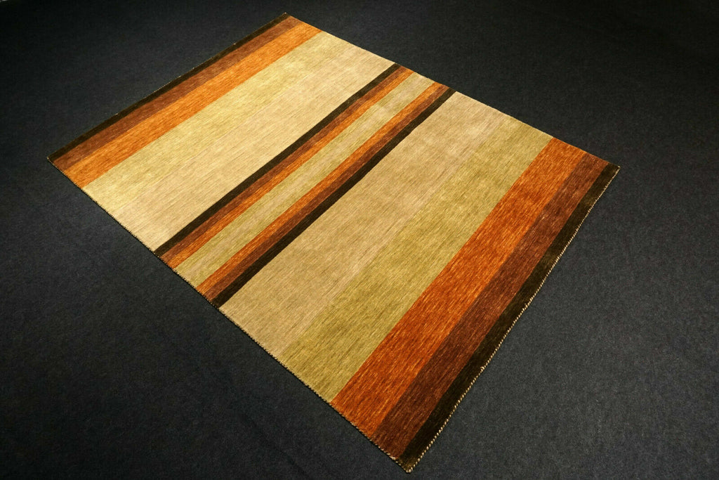 Indischer Gabbeh 200 x 152 cm Gabeh Loribaft Handgeknüpft