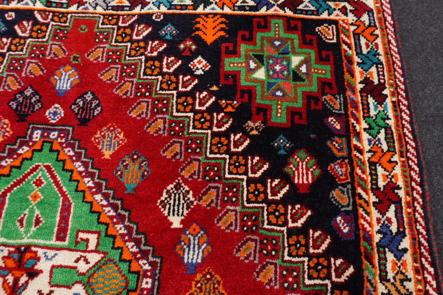 Schiraz Gaschgai 164 x 96 cm Perserteppich