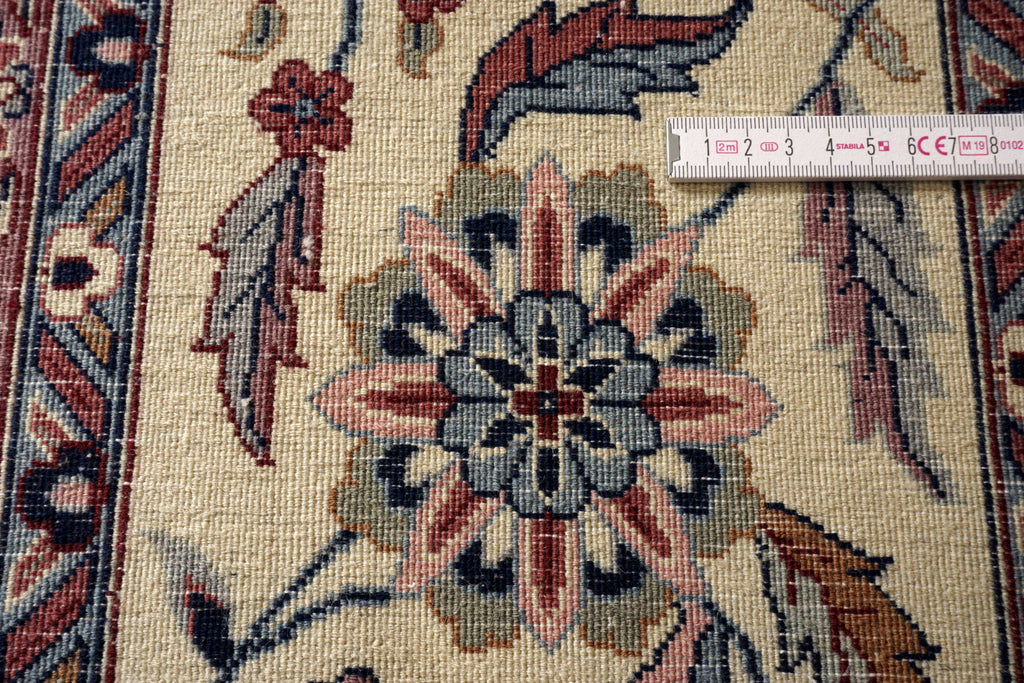 Täbriz China 355 x 254 cm Tabriz Orient Teppich Dunkelblau
