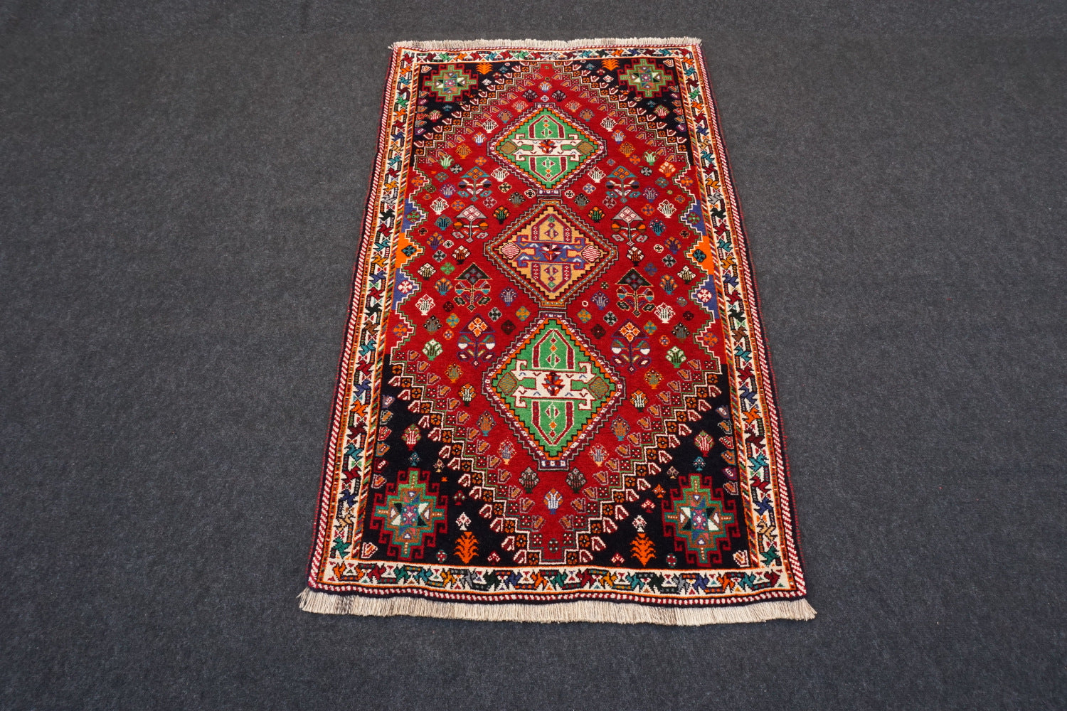 Schiraz Gaschgai 164 x 96 cm Perserteppich