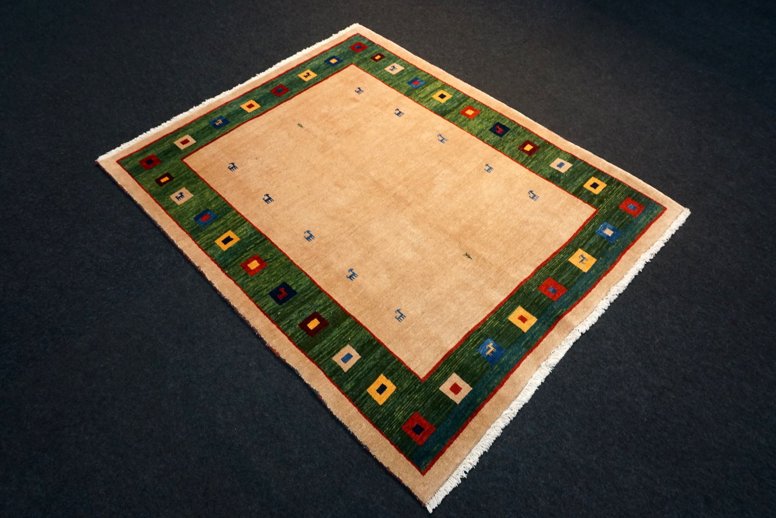 Gabbeh 195 x 155 cm Gabeh Loribaft Orient Teppich
