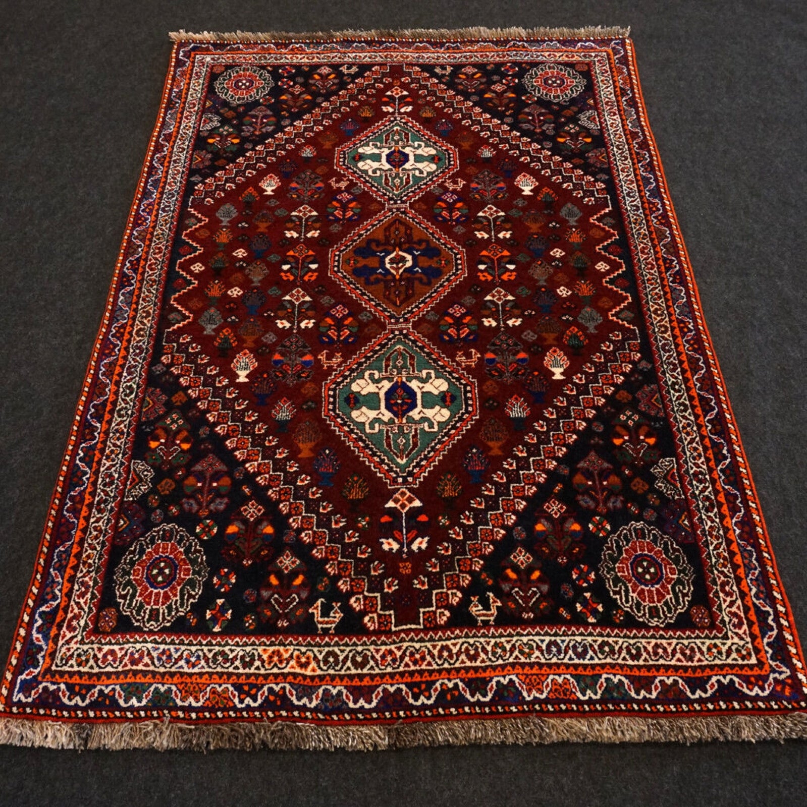 Gaschgai Schiraz Teppich 165 x 114 cm Perserteppich
