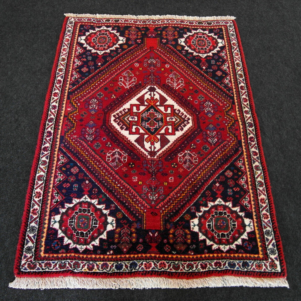 Gaschgai Perserteppich 152 x 112 cm Rot