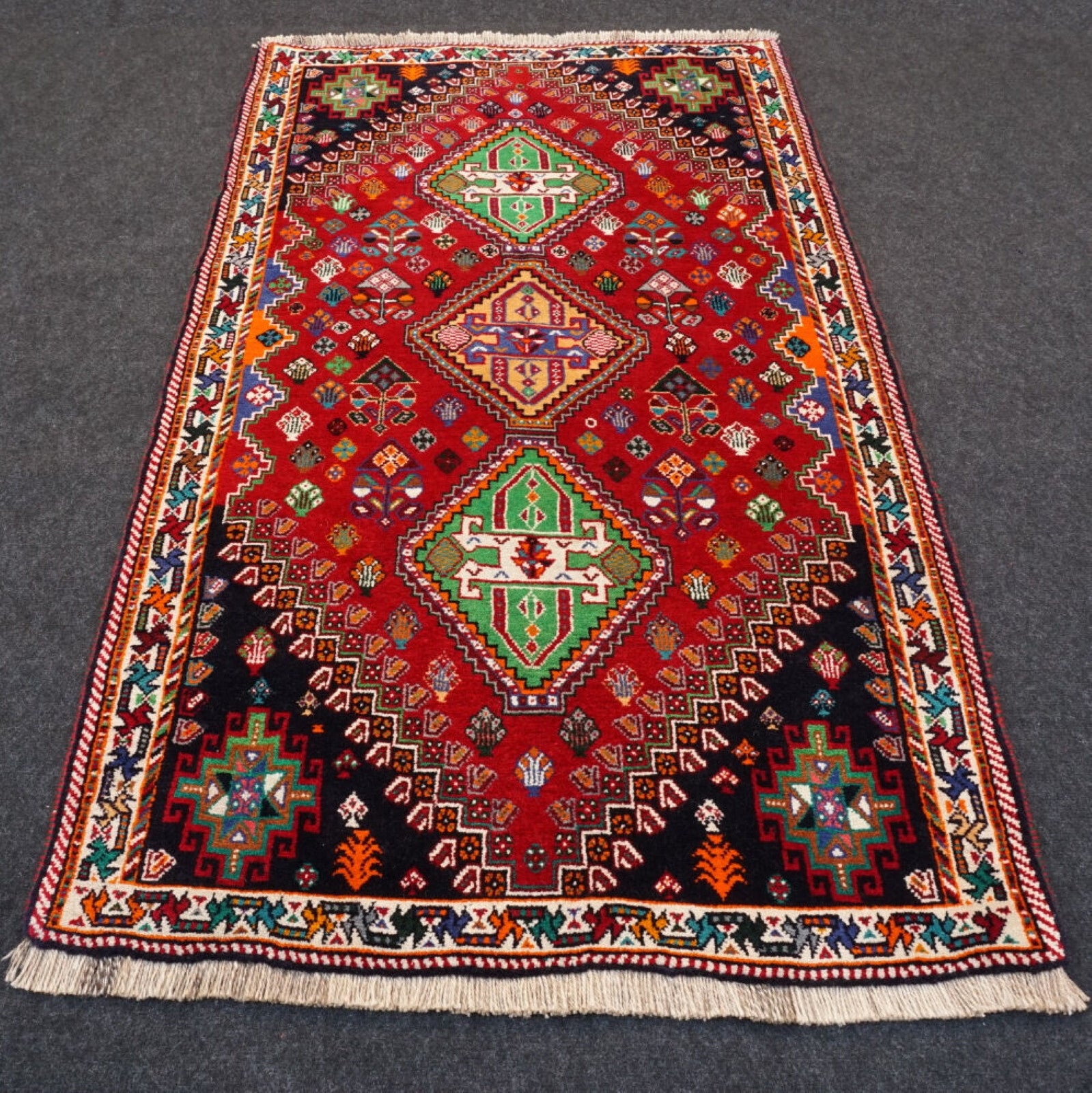 Schiraz Gaschgai 164 x 96 cm Perserteppich