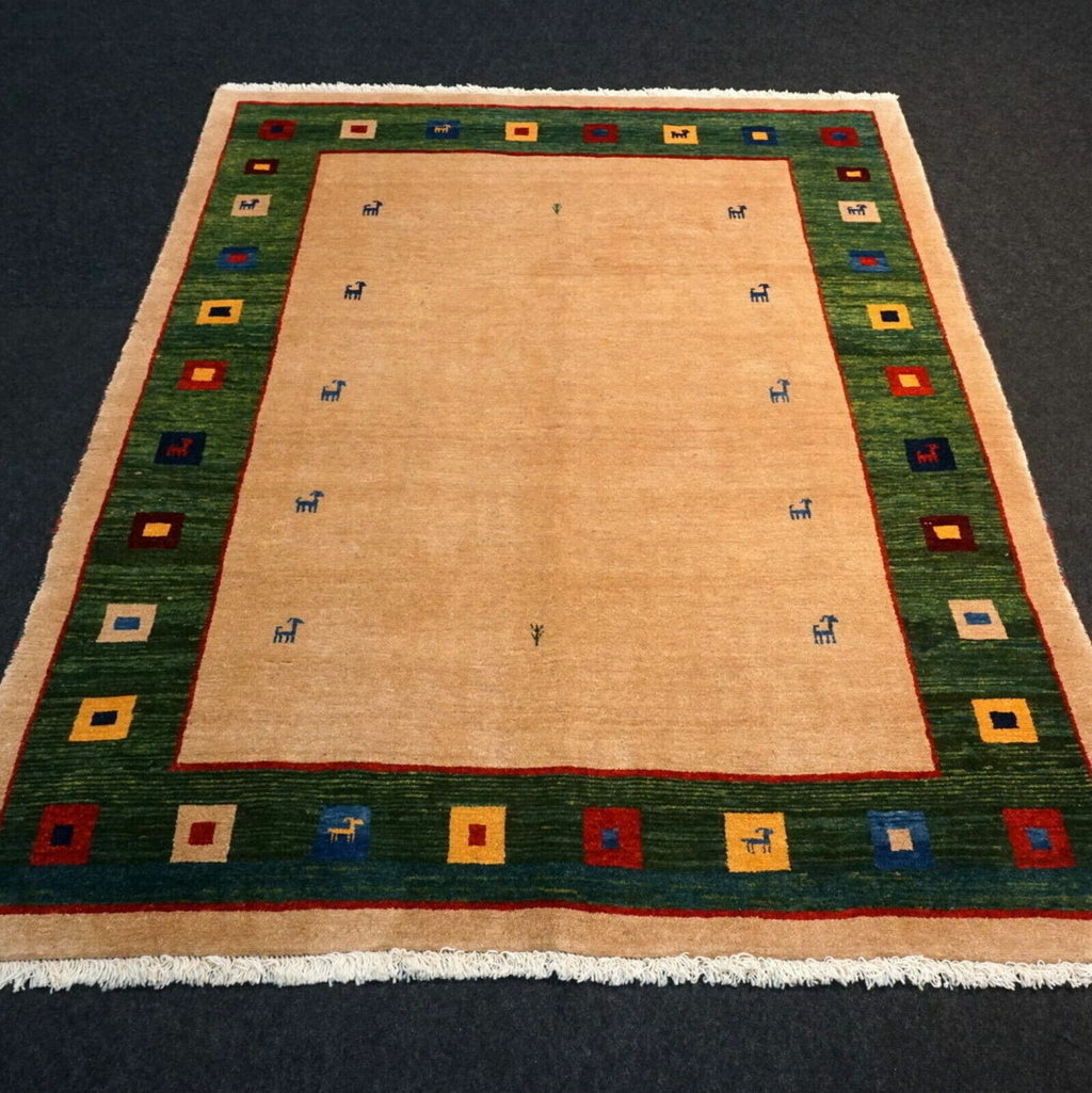 Gabbeh 195 x 155 cm Gabeh Loribaft Orient Teppich