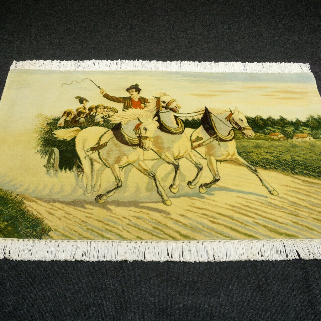 Täbriz Bildteppich "Kutschenfahrt"