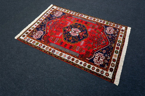 Afschar Schiraz 146 x 100 cm Perserteppich Handgeknüpft