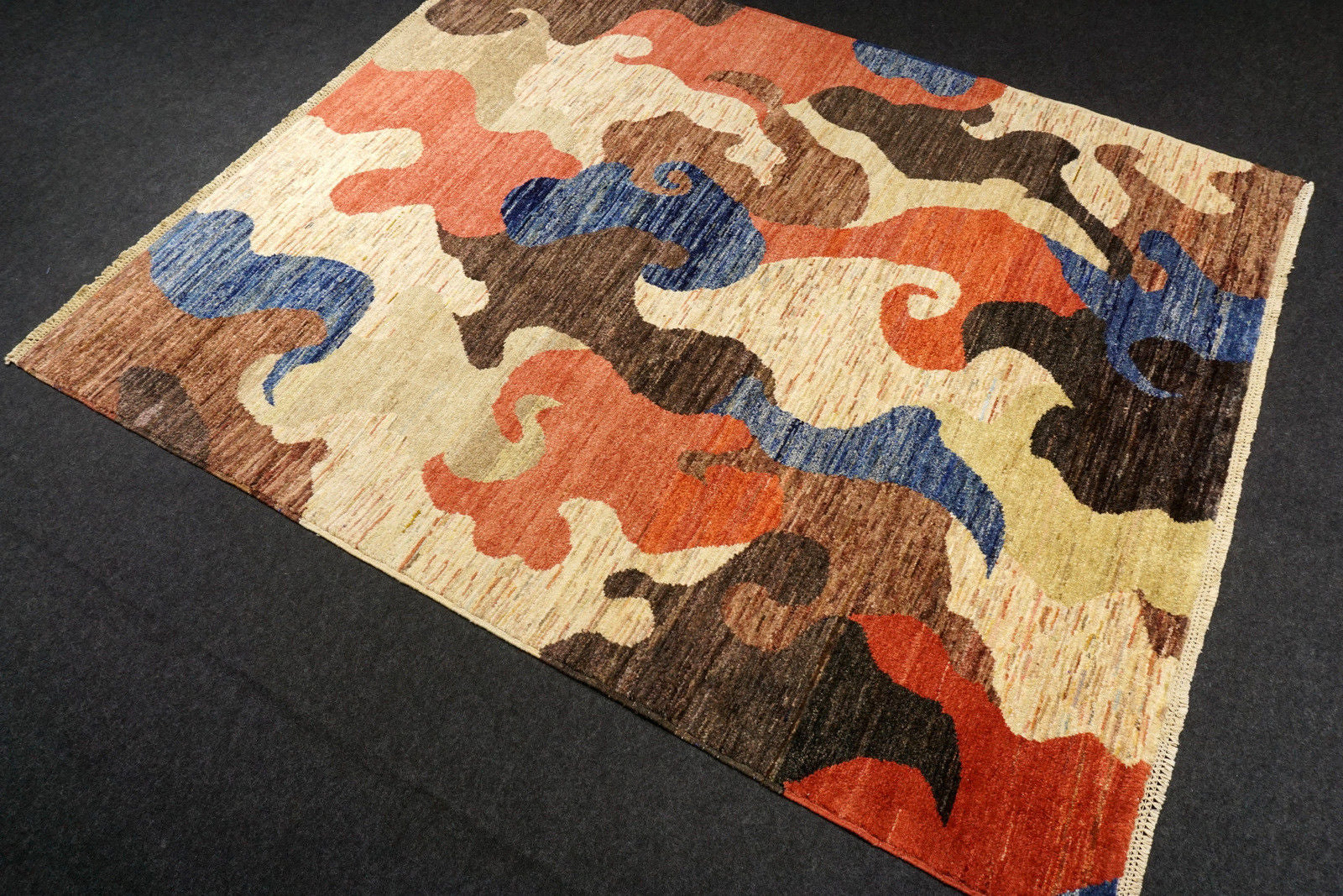 Designer Ziegler 200 x 162 cm Modern Handgeknüpft