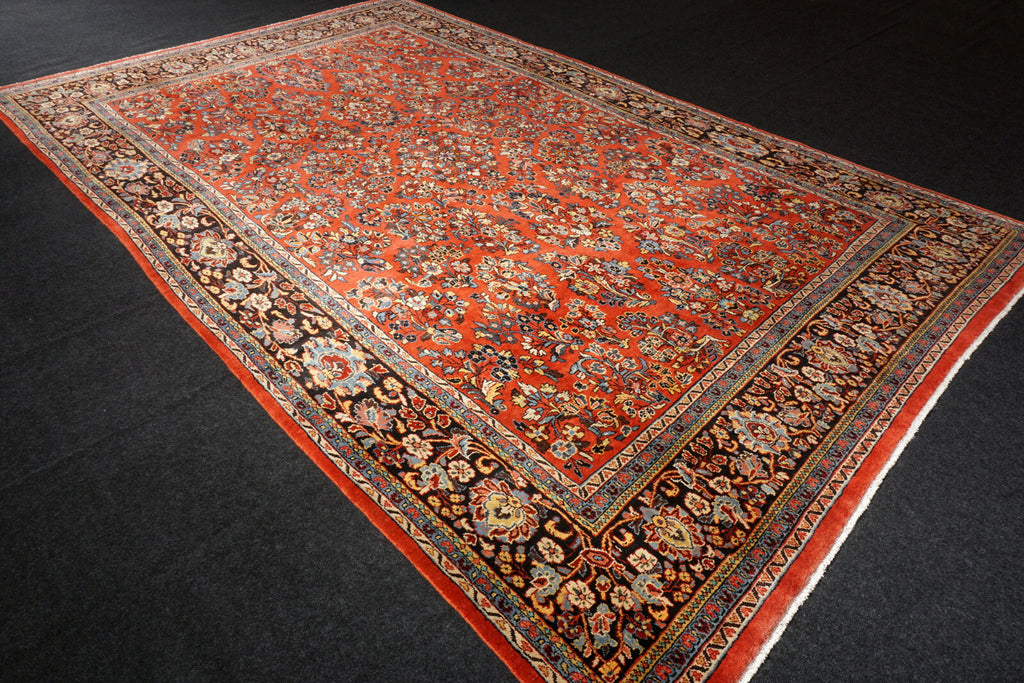 Sarough 424 x 260 cm Perserteppich Handgeknüpft