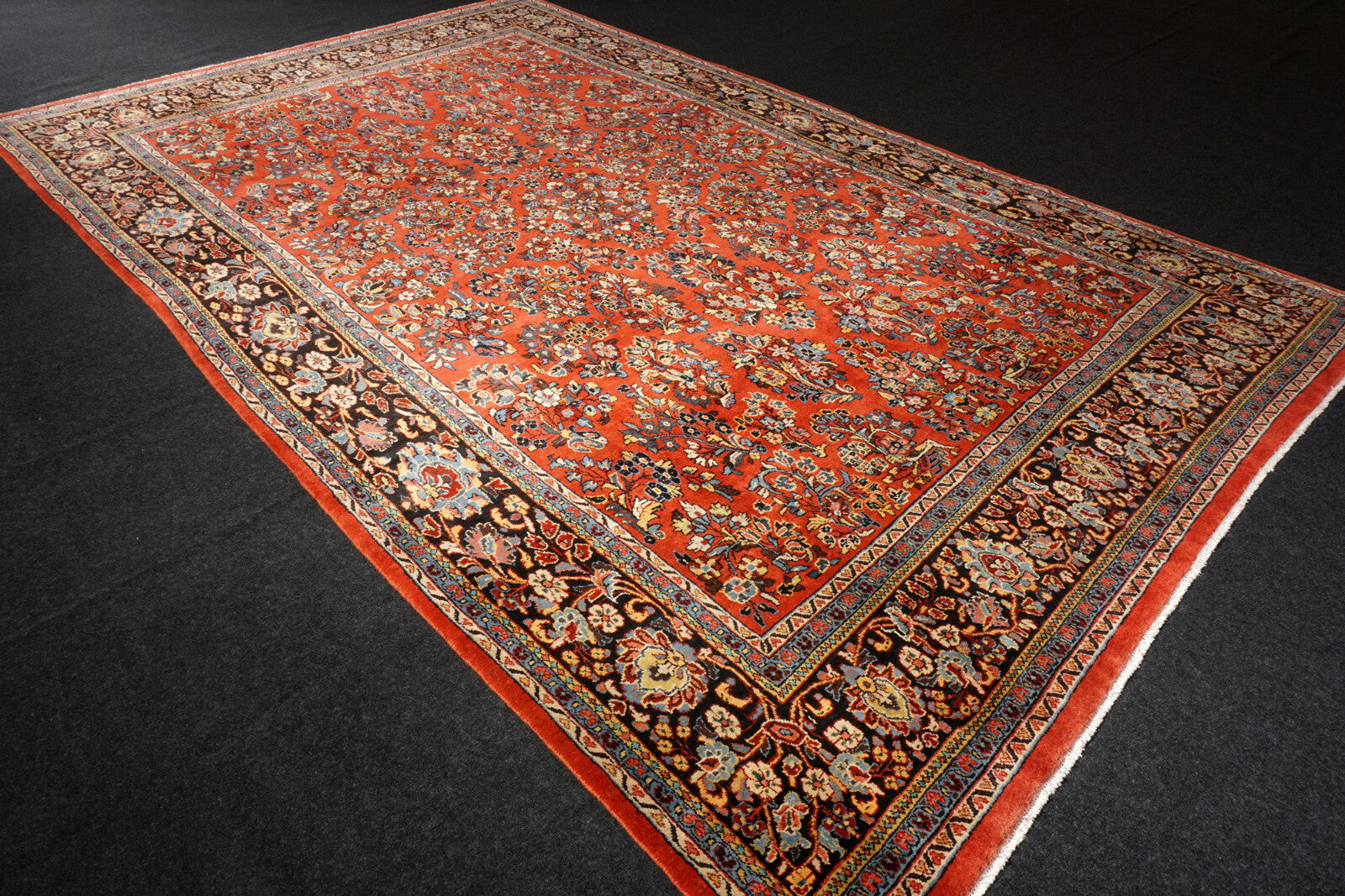 Sarough 424 x 260 cm Perserteppich Handgeknüpft