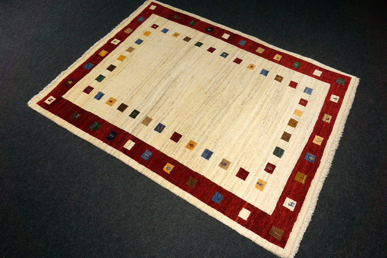 Gabbeh 160 x 123 cm Loribaft Orient Teppich