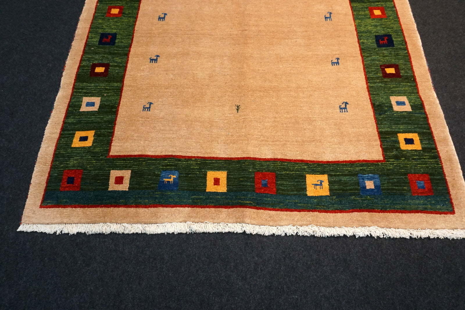 Gabbeh 195 x 155 cm Gabeh Loribaft Orient Teppich