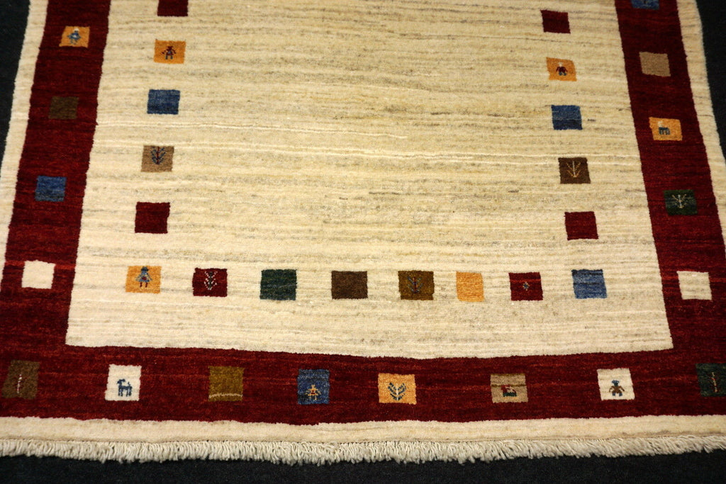Gabbeh 160 x 123 cm Loribaft Orient Teppich