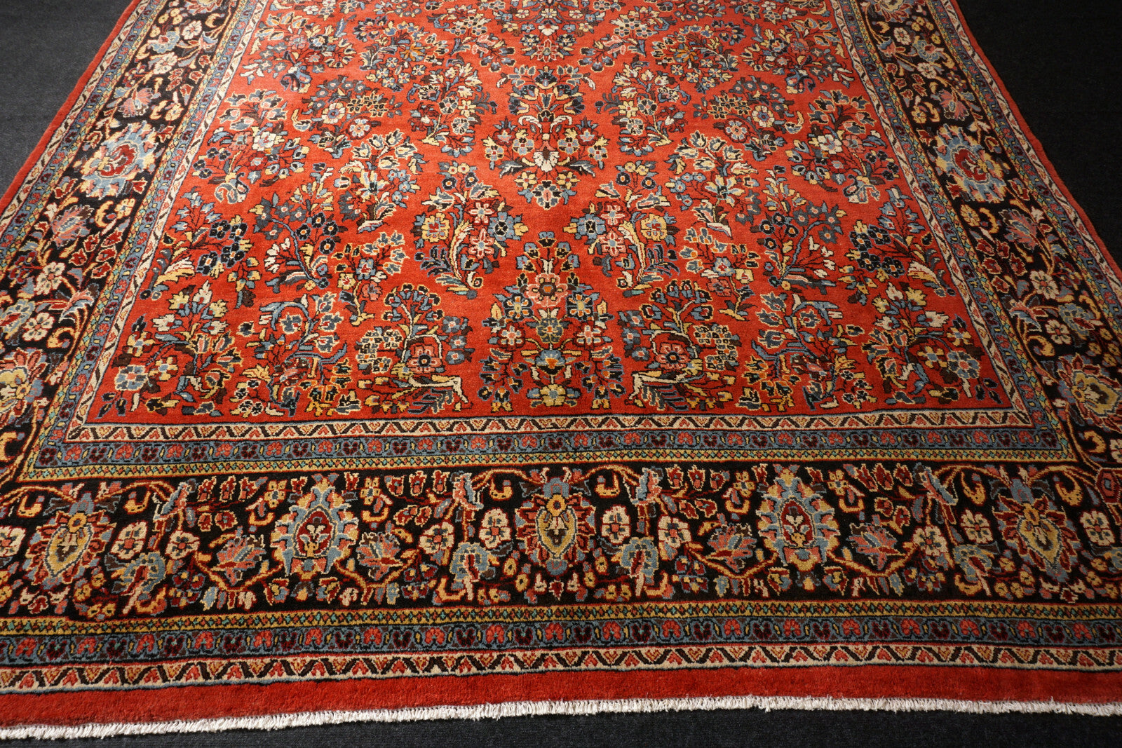 Sarough 424 x 260 cm Perserteppich Handgeknüpft
