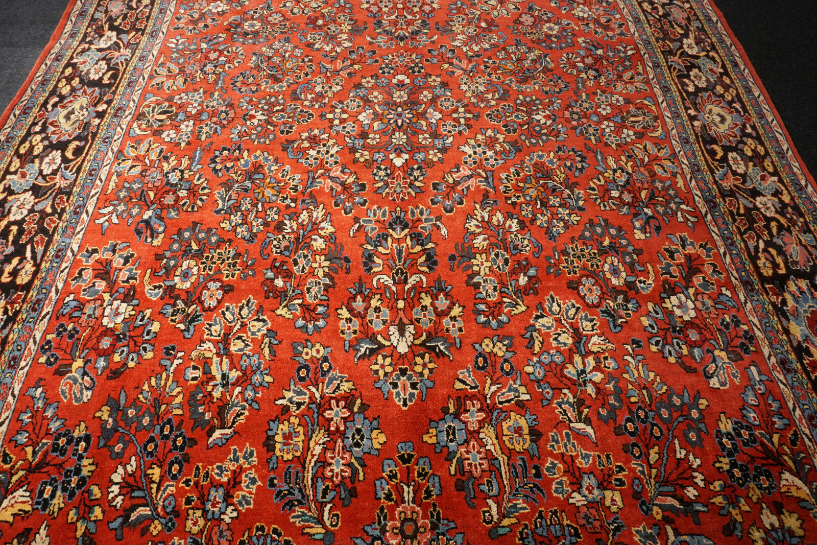 Sarough 424 x 260 cm Perserteppich Handgeknüpft
