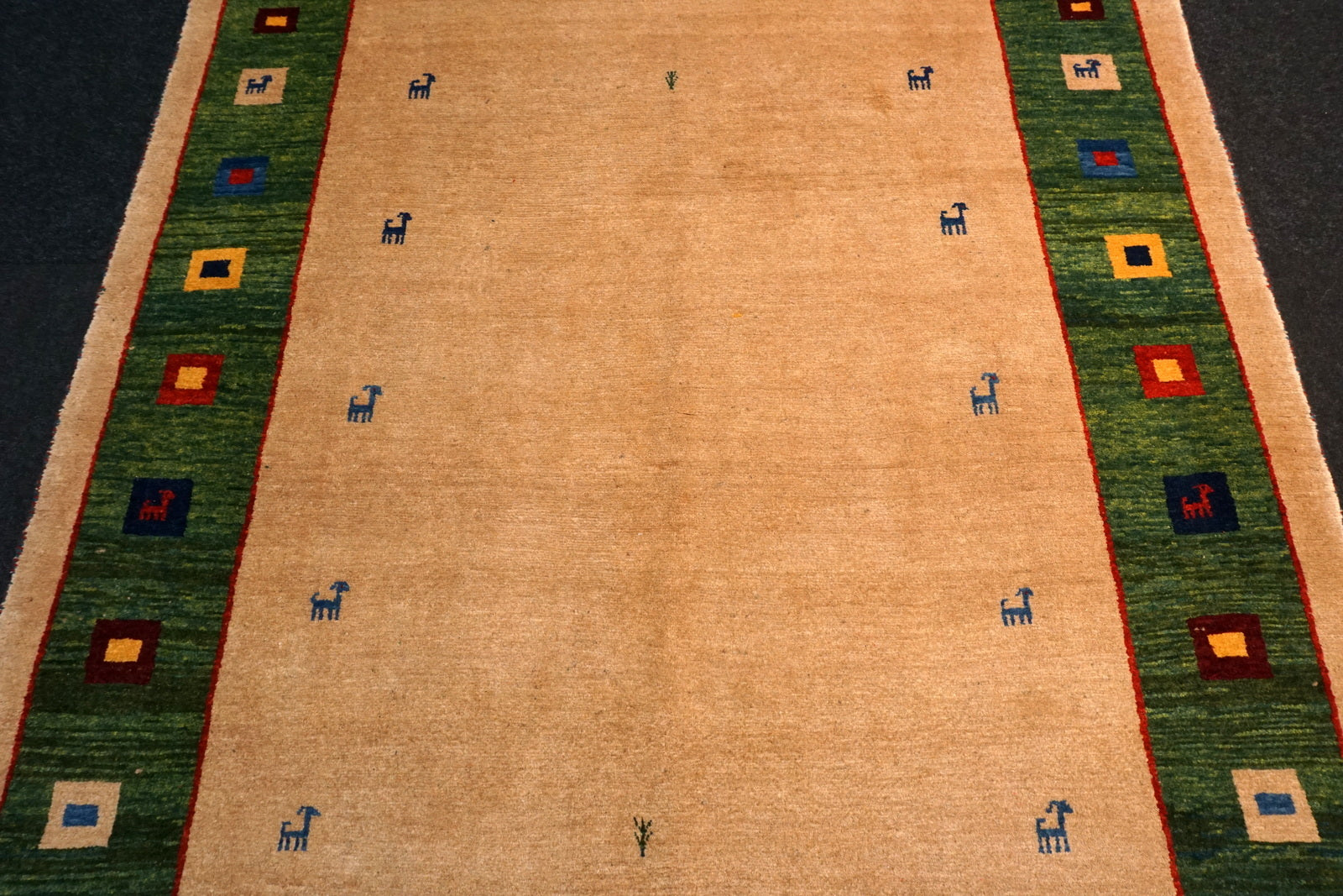 Gabbeh 195 x 155 cm Gabeh Loribaft Orient Teppich