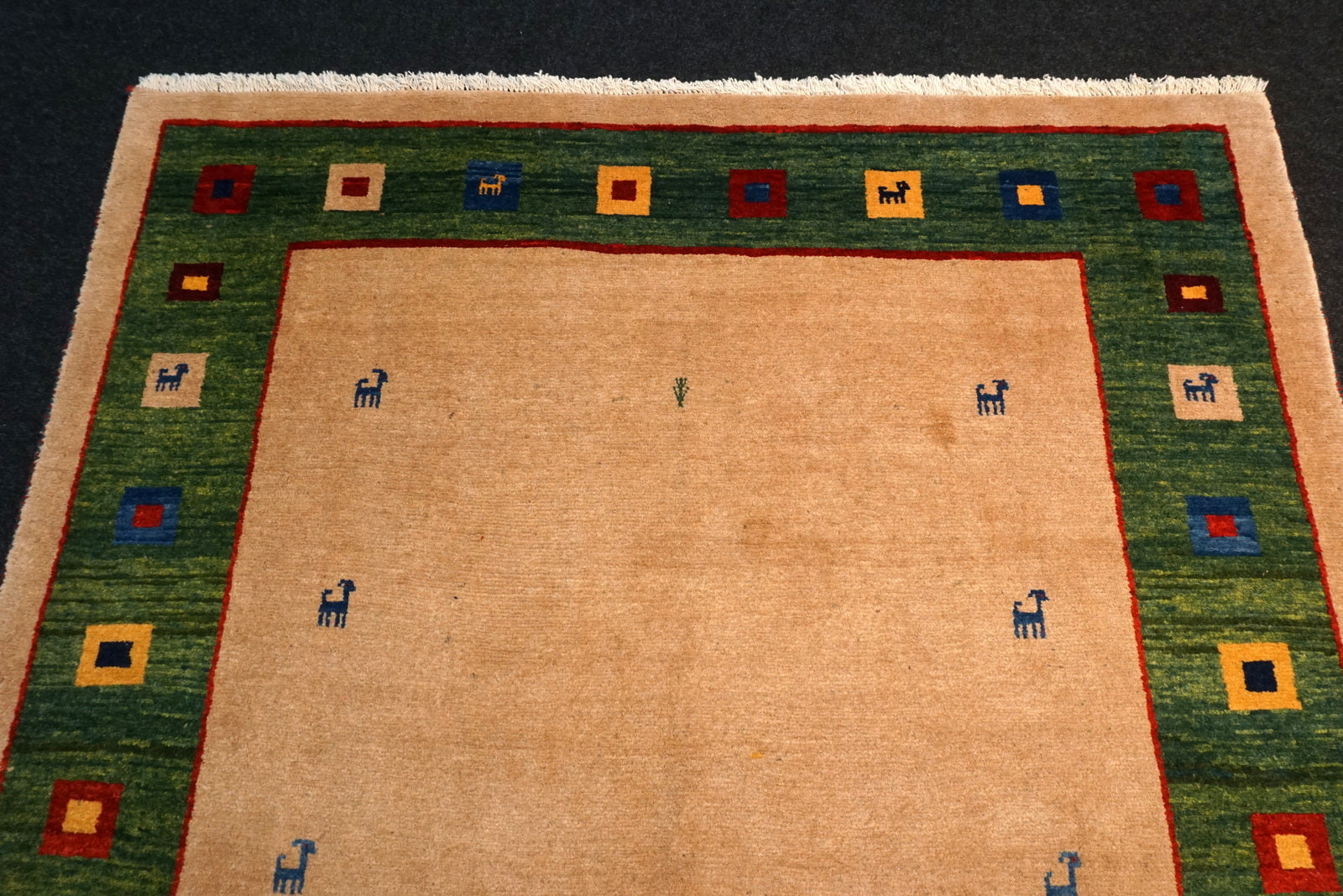 Gabbeh 195 x 155 cm Gabeh Loribaft Orient Teppich