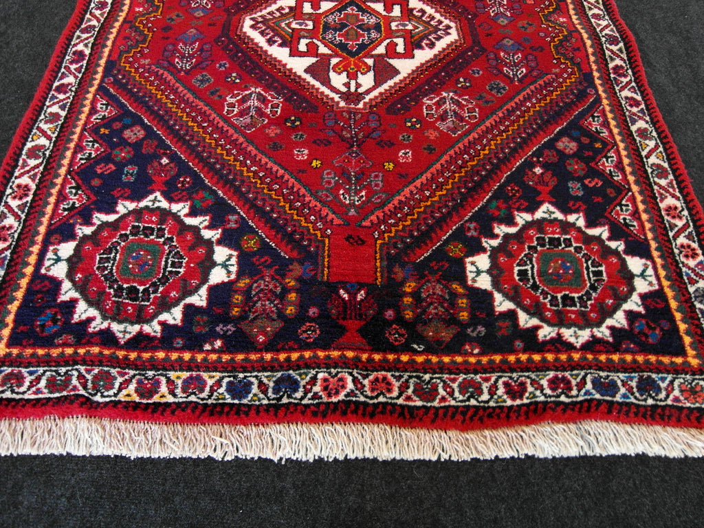 Gaschgai Perserteppich 152 x 112 cm Rot