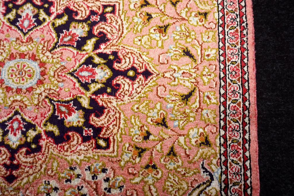 Seidenteppich Ghom 80 x 54 cm Handgeknüpft