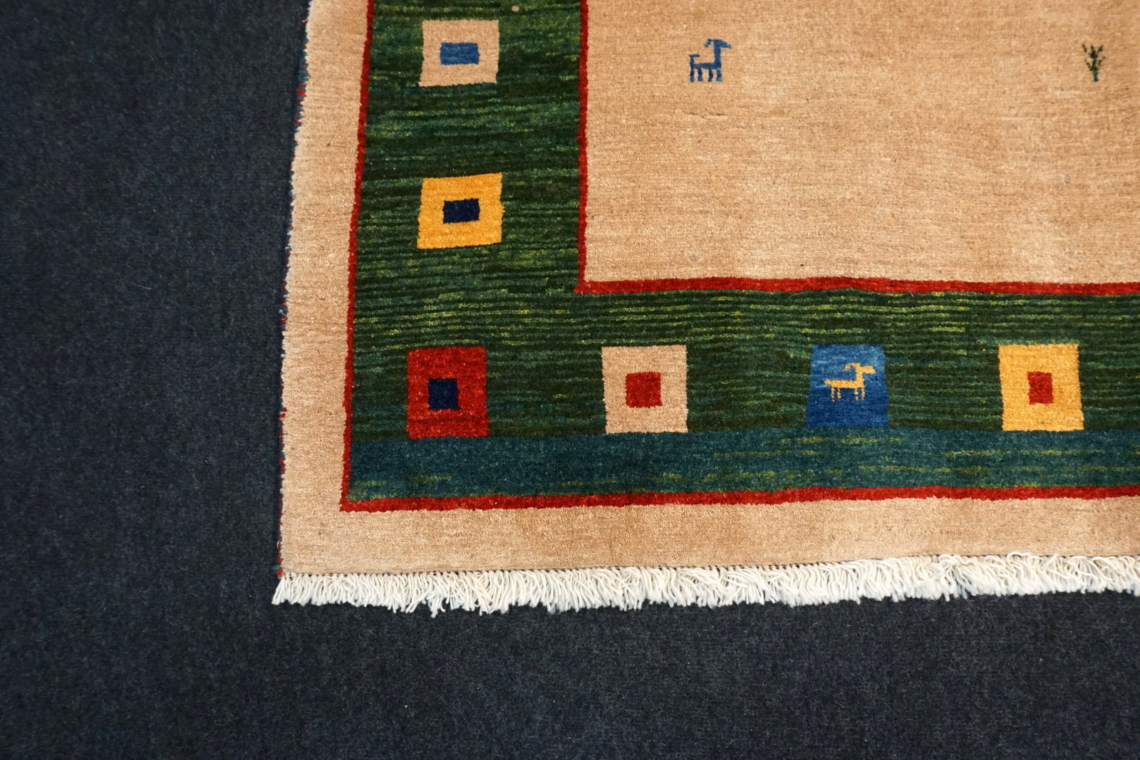 Gabbeh 195 x 155 cm Gabeh Loribaft Orient Teppich