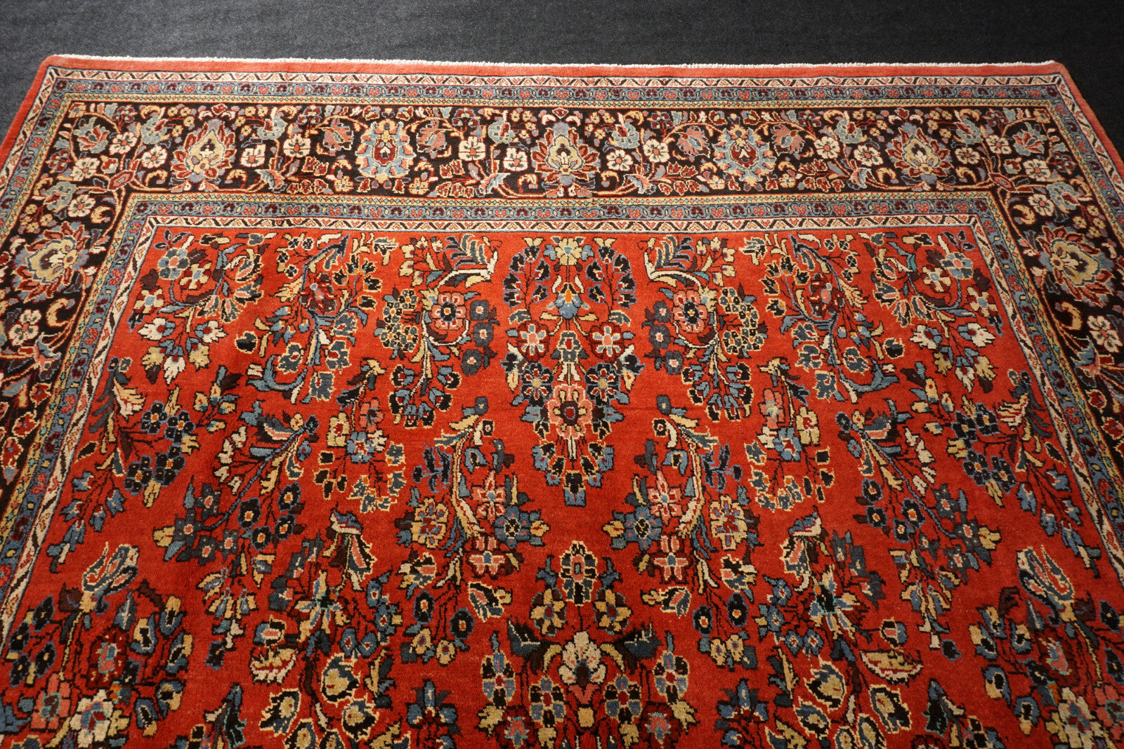 Sarough 424 x 260 cm Perserteppich Handgeknüpft