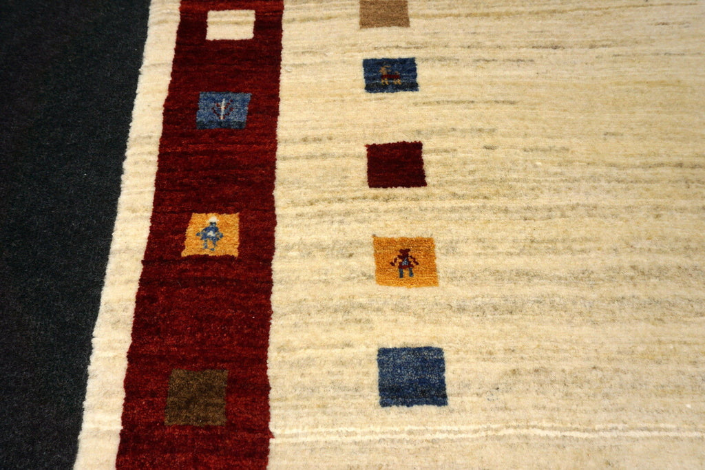 Gabbeh 160 x 123 cm Loribaft Orient Teppich