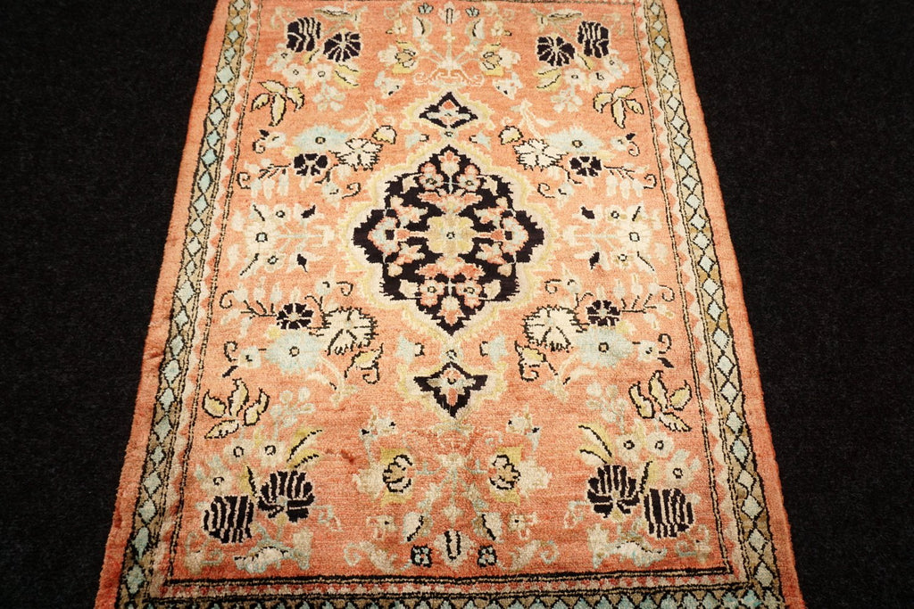 Ghom Seidenteppich 76 x 60 cm Perser Teppich