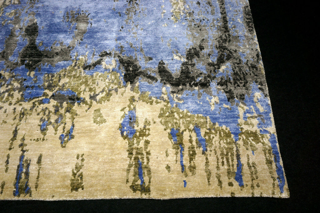 Designer Teppich Seide 255 x 170 cm Handgeknüpft