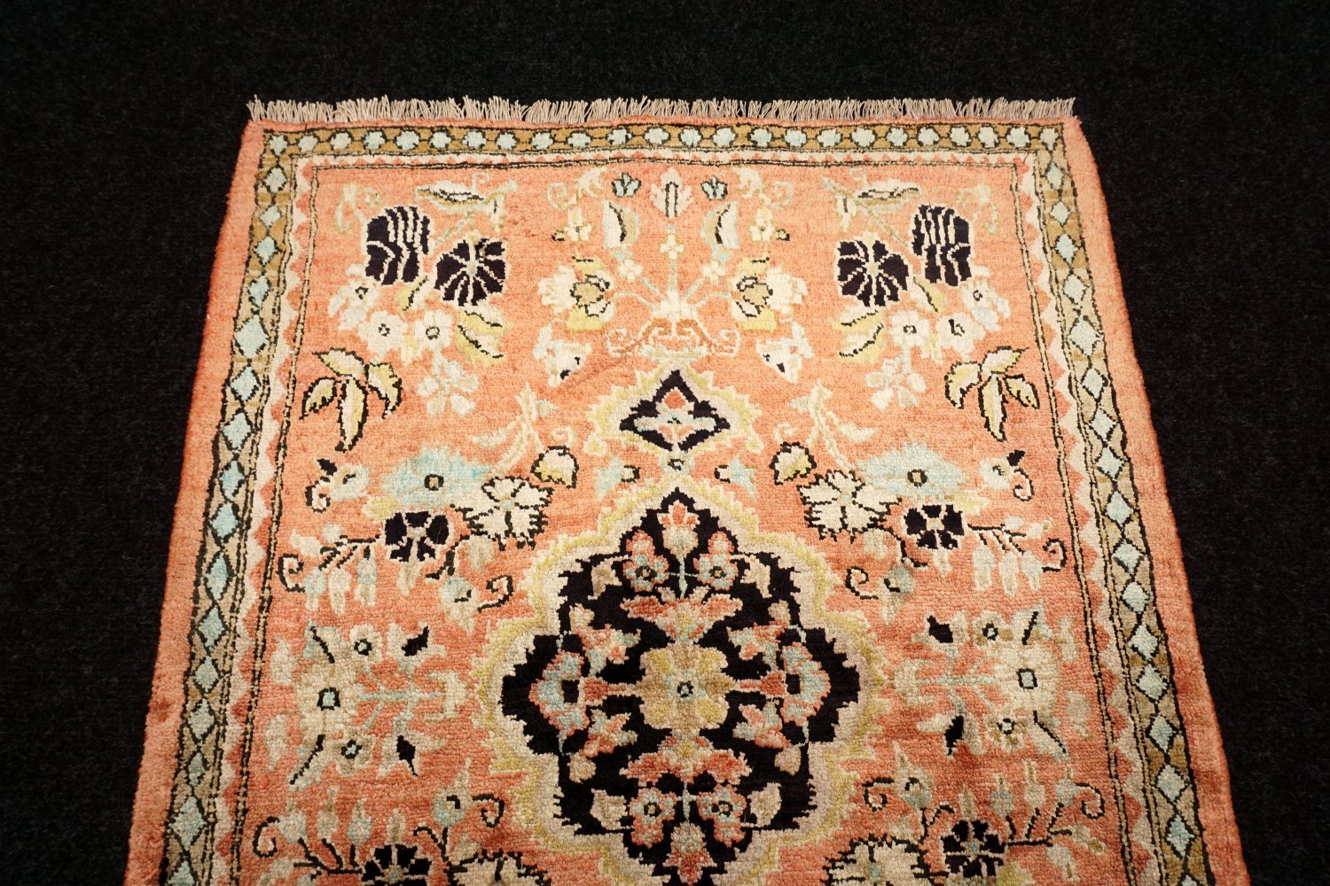 Ghom Seidenteppich 76 x 60 cm Perser Teppich