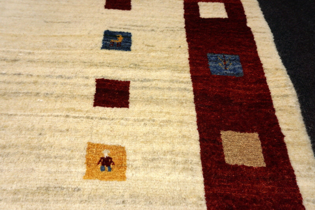 Gabbeh 160 x 123 cm Loribaft Orient Teppich
