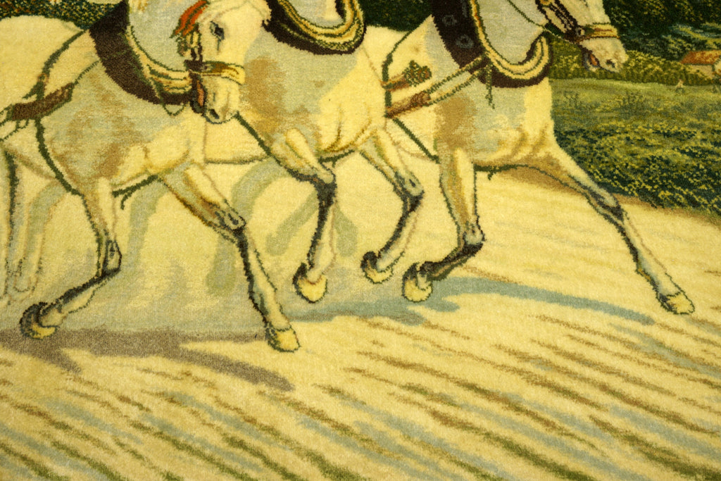 Täbriz Bildteppich "Kutschenfahrt"