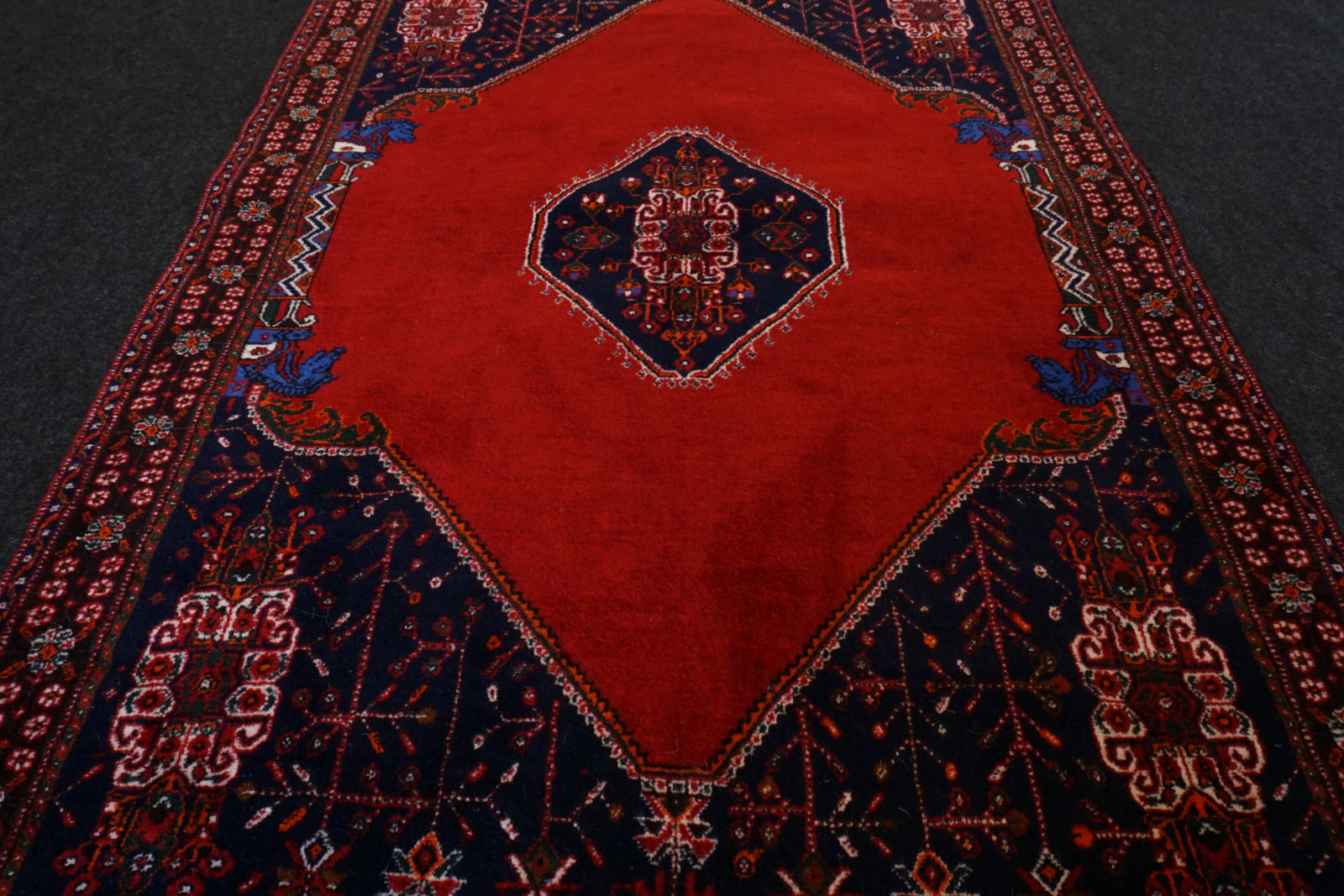 Afschar Schiraz Teppich 154 x 107 cm Perserteppich