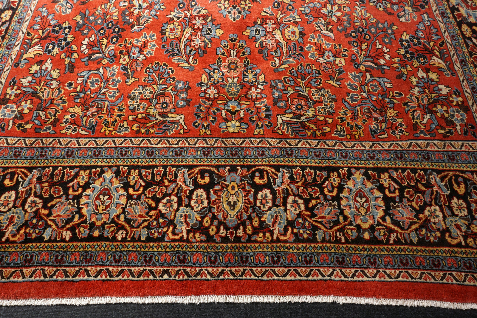 Sarough 424 x 260 cm Perserteppich Handgeknüpft