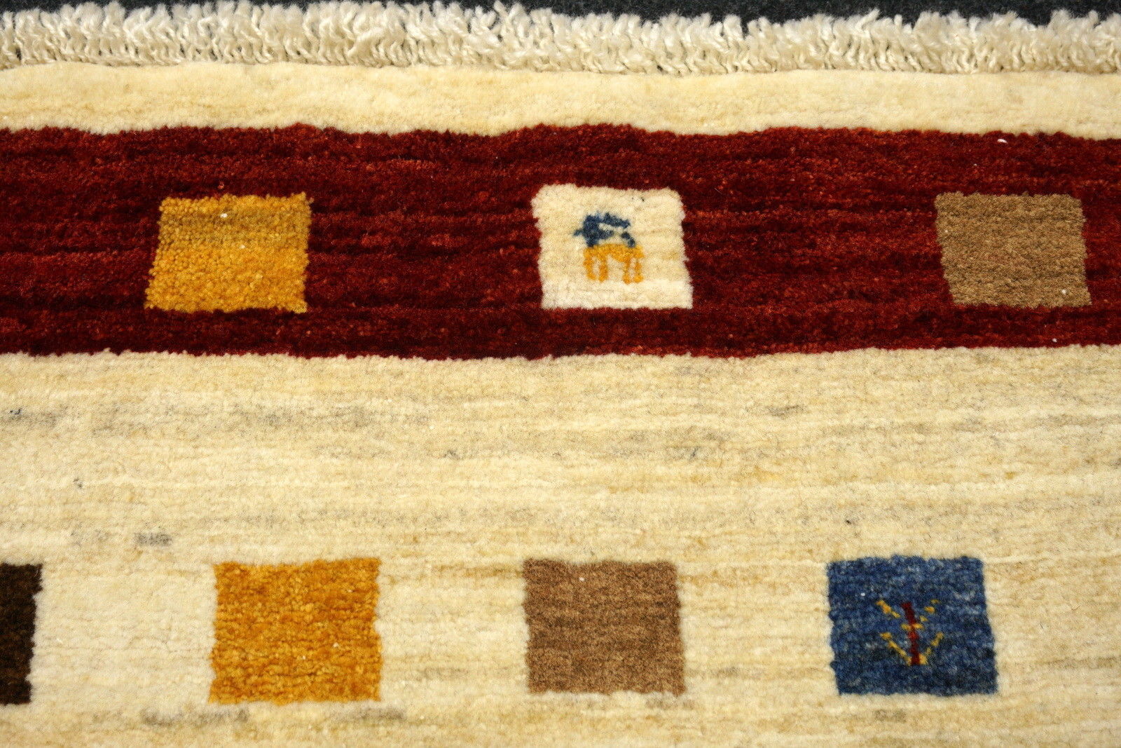 Gabbeh 160 x 123 cm Loribaft Orient Teppich