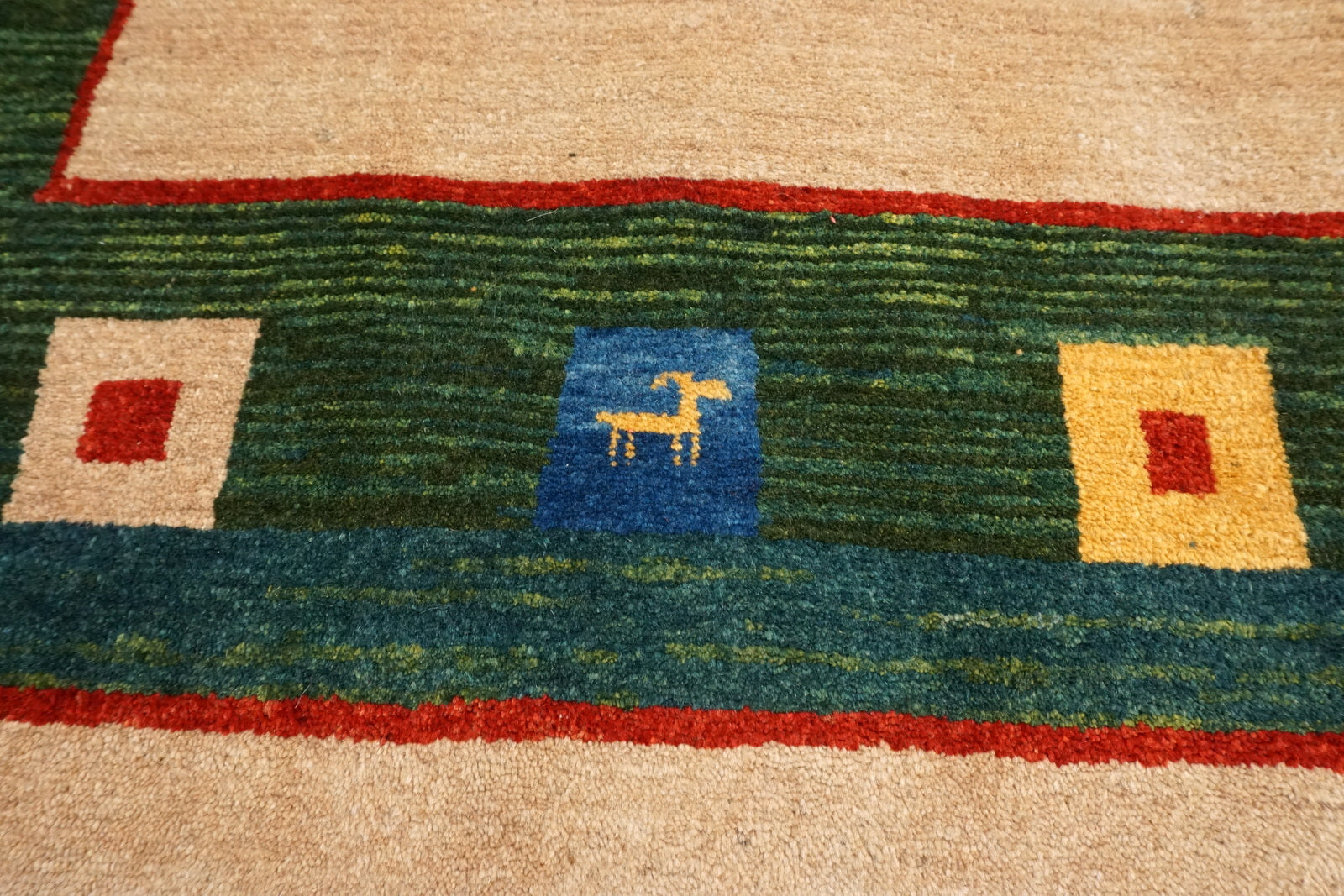 Gabbeh 195 x 155 cm Gabeh Loribaft Orient Teppich