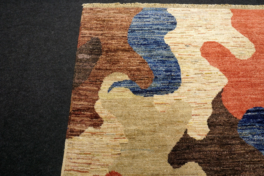 Designer Ziegler 200 x 162 cm Modern Handgeknüpft