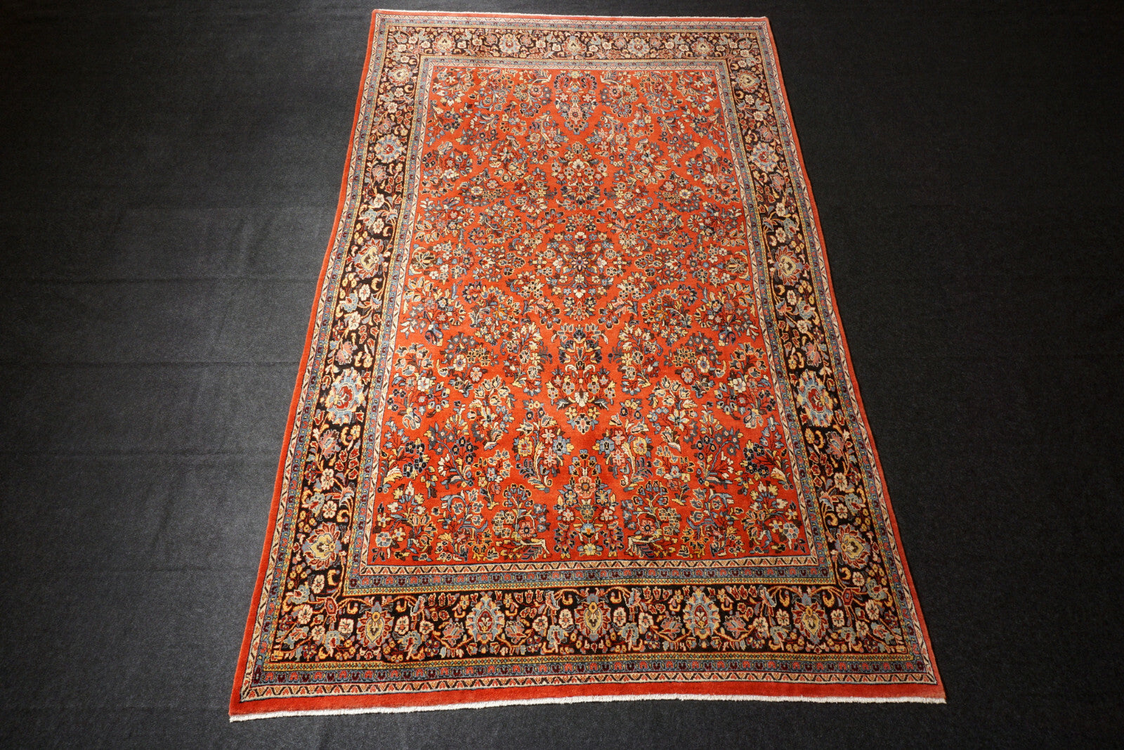 Sarough 424 x 260 cm Perserteppich Handgeknüpft