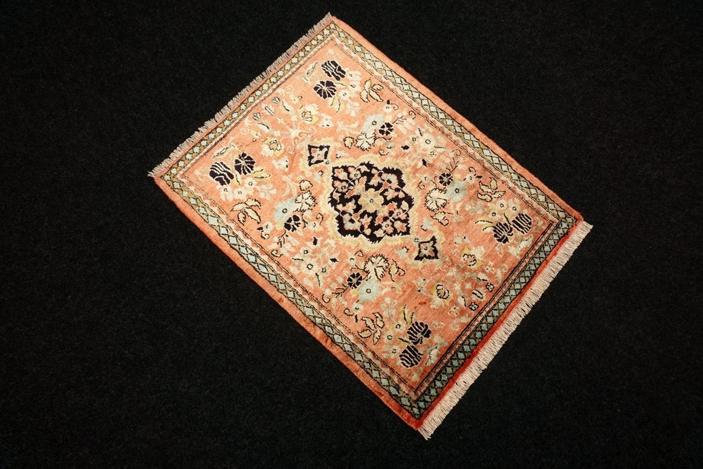 Ghom Seidenteppich 76 x 60 cm Perser Teppich