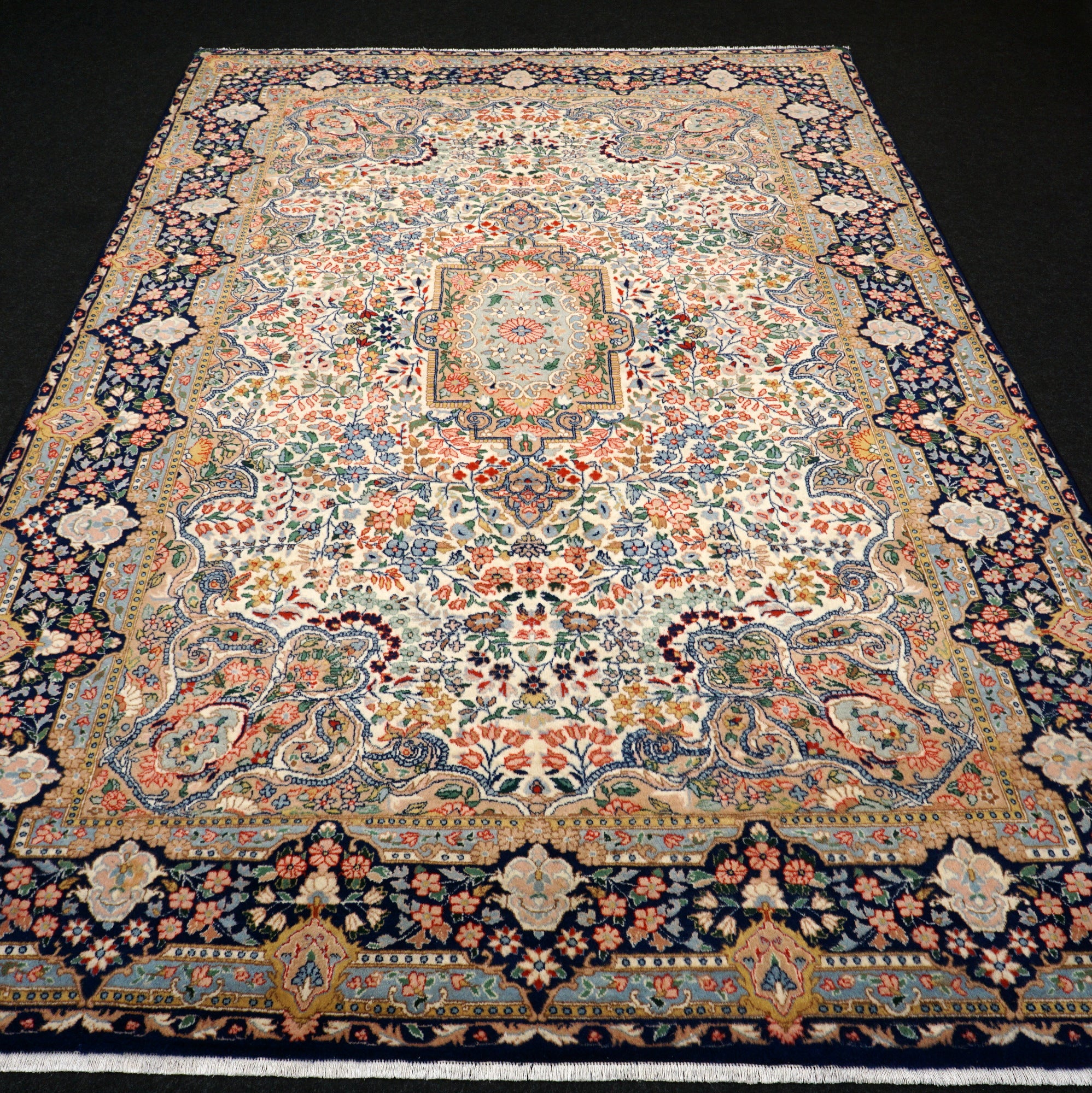 Kerman Lavar 298 x 201 cm Kirman Handgeknüpft
