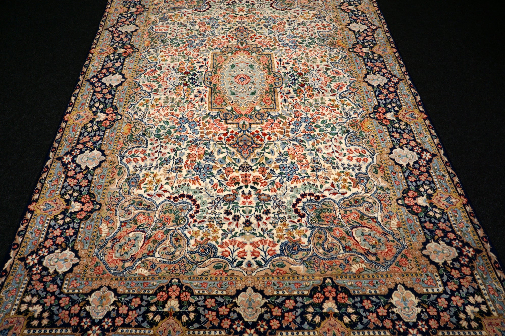 Kerman Lavar 298 x 201 cm Kirman Handgeknüpft