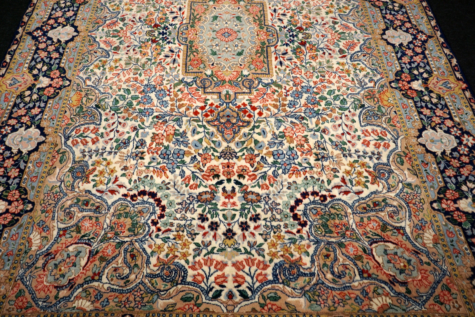 Kerman Lavar 298 x 201 cm Kirman Handgeknüpft