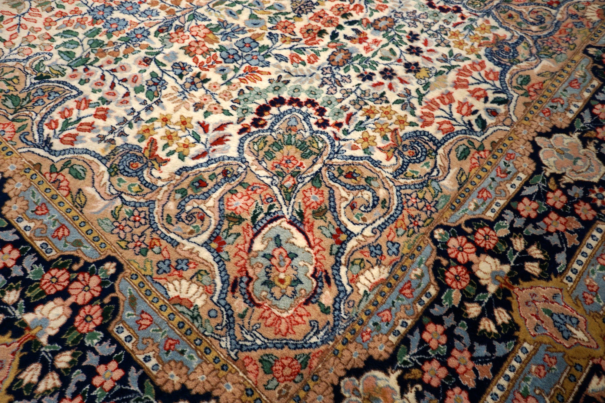 Kerman Lavar 298 x 201 cm Kirman Handgeknüpft