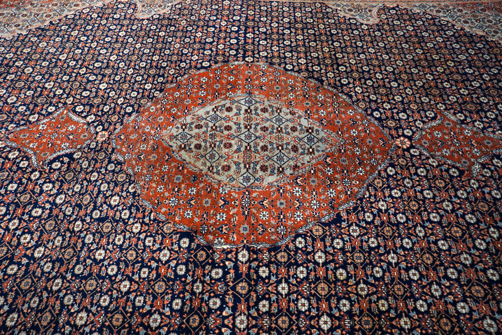 Feiner China Täbriz Orientteppich aus Korkwolle