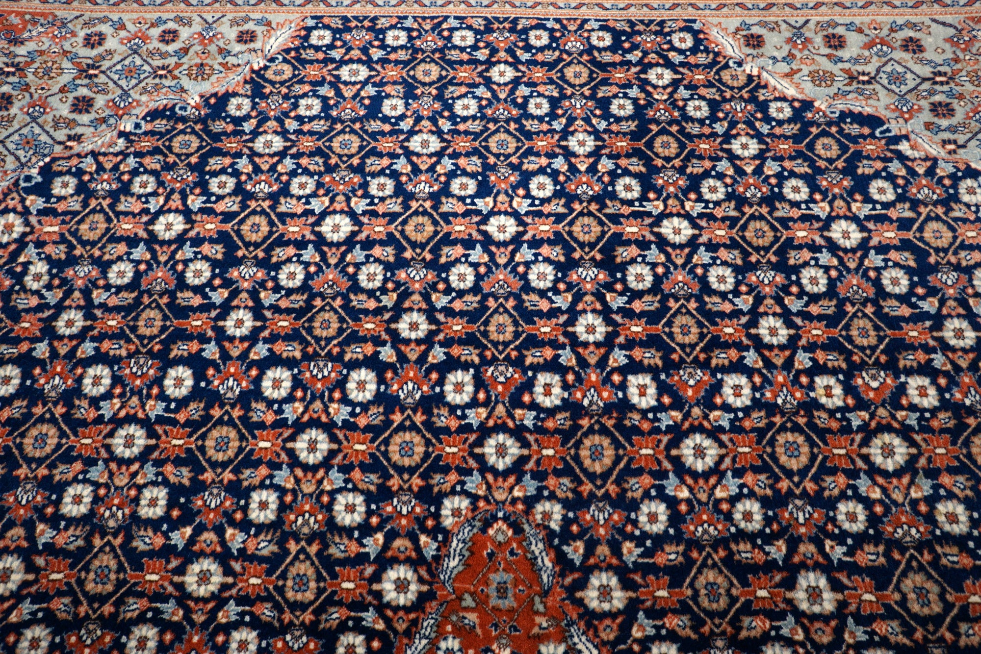 Feiner China Täbriz Orientteppich aus Korkwolle