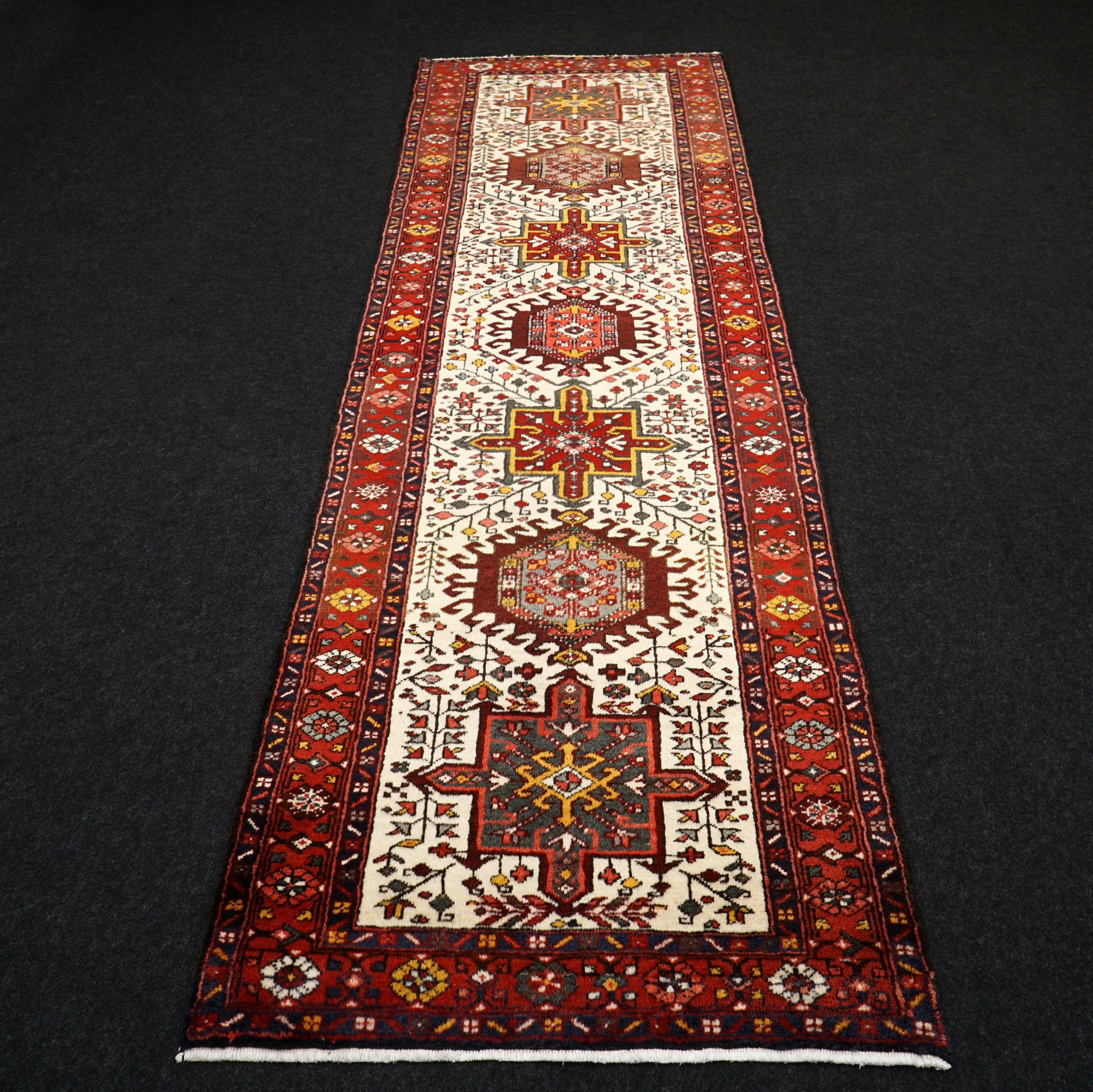 Heriz Gharadje Läufer 315 x 97 cm Perserteppich