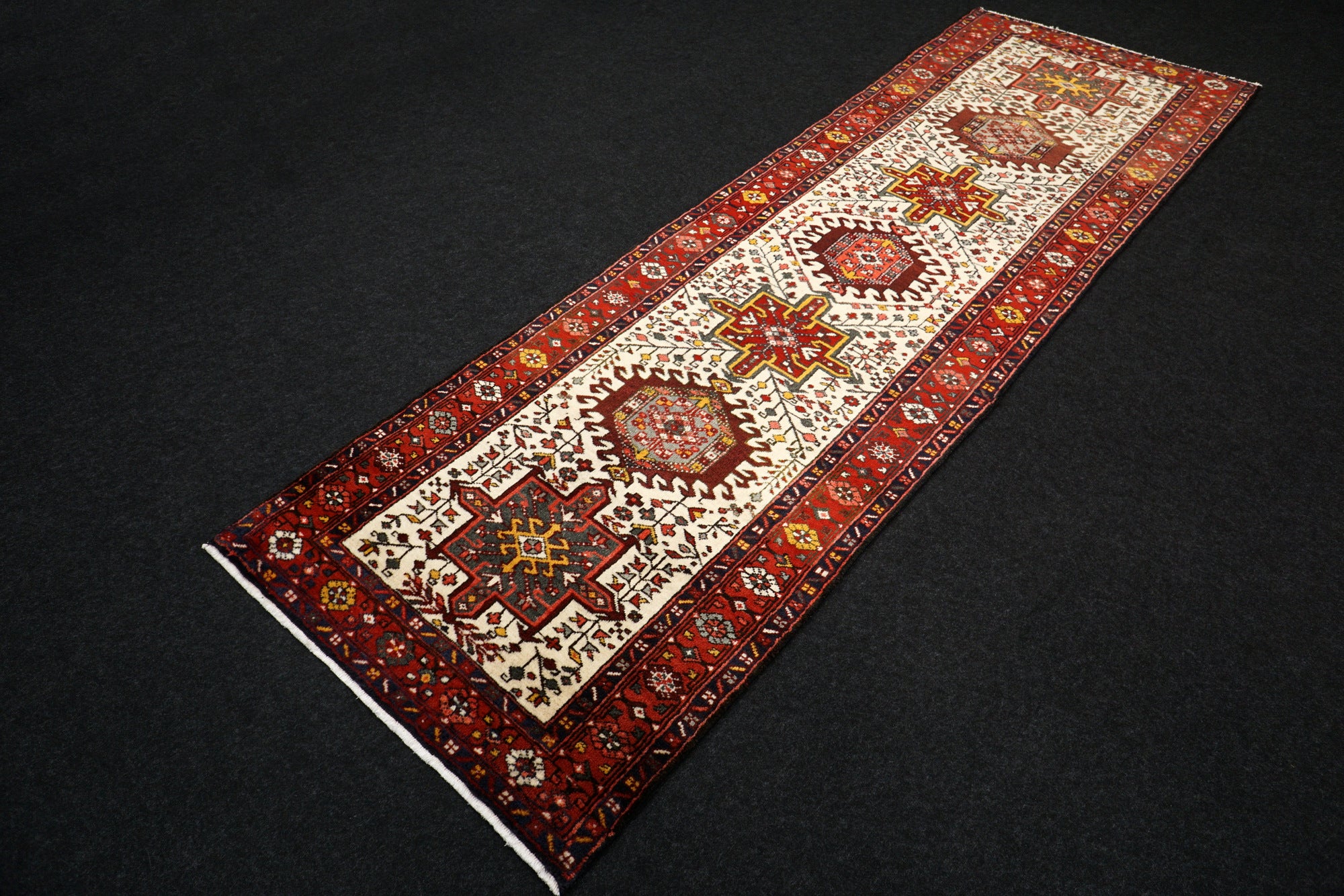Heriz Gharadje Läufer 315 x 97 cm Perserteppich