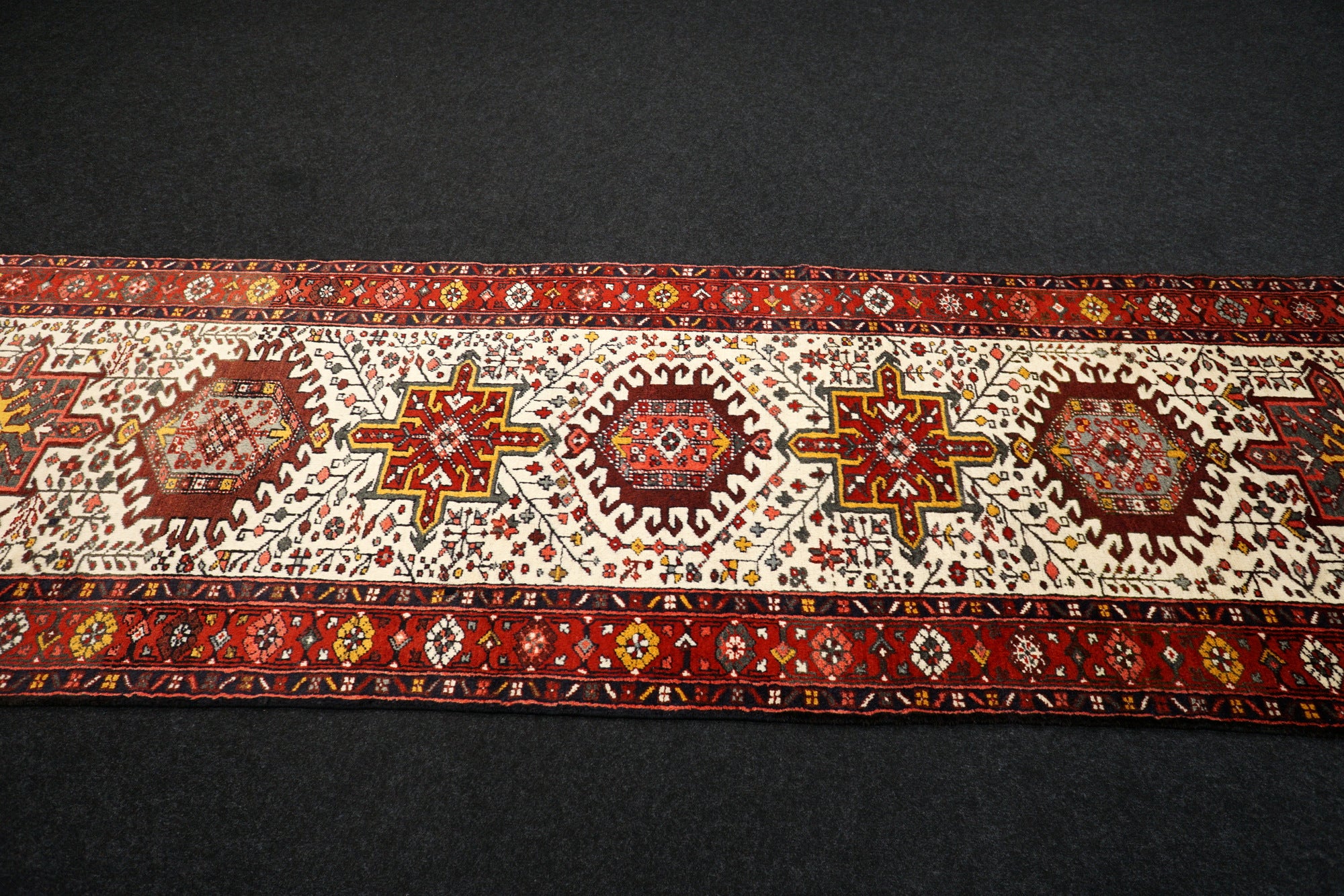 Heriz Gharadje Läufer 315 x 97 cm Perserteppich
