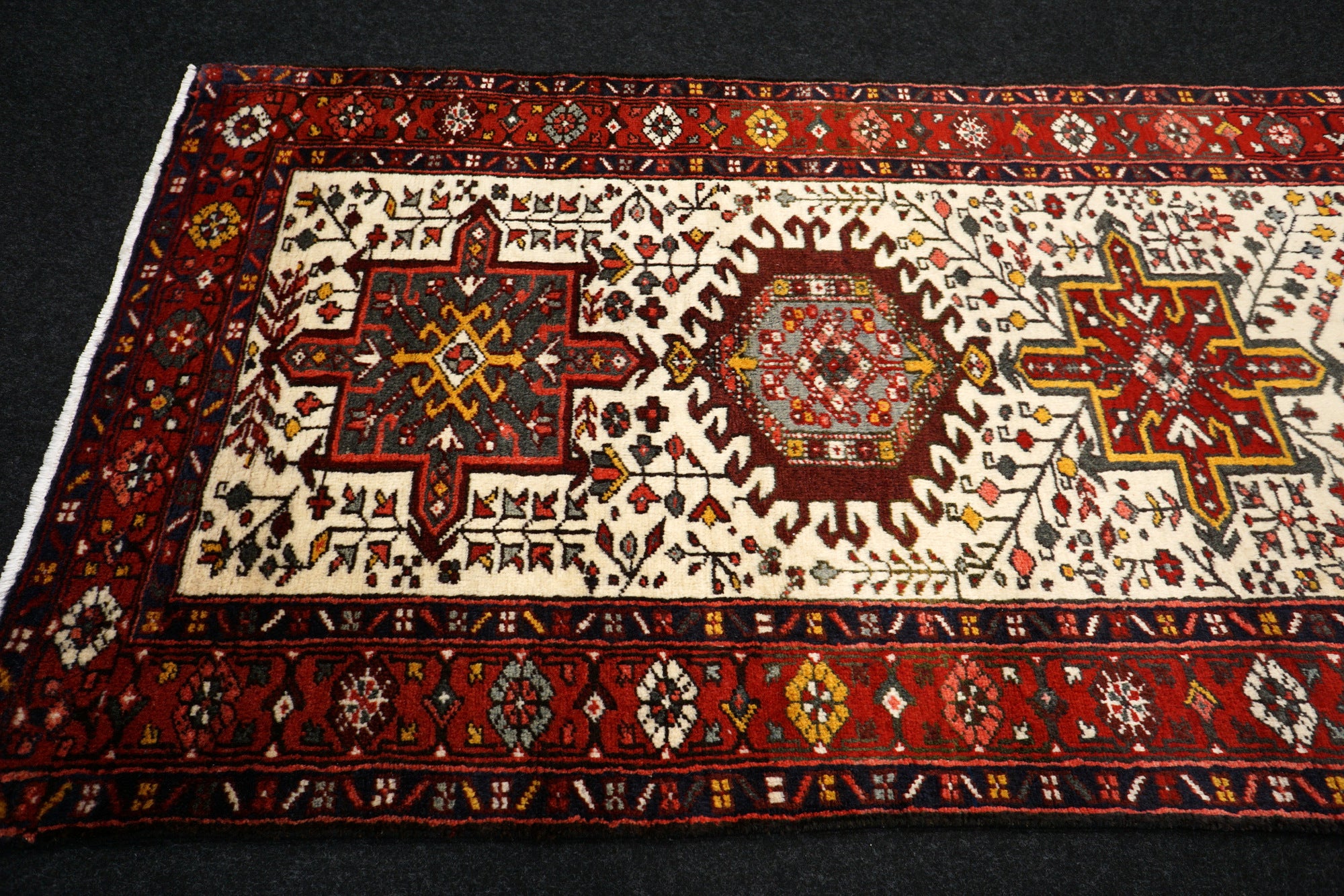 Heriz Gharadje Läufer 315 x 97 cm Perserteppich