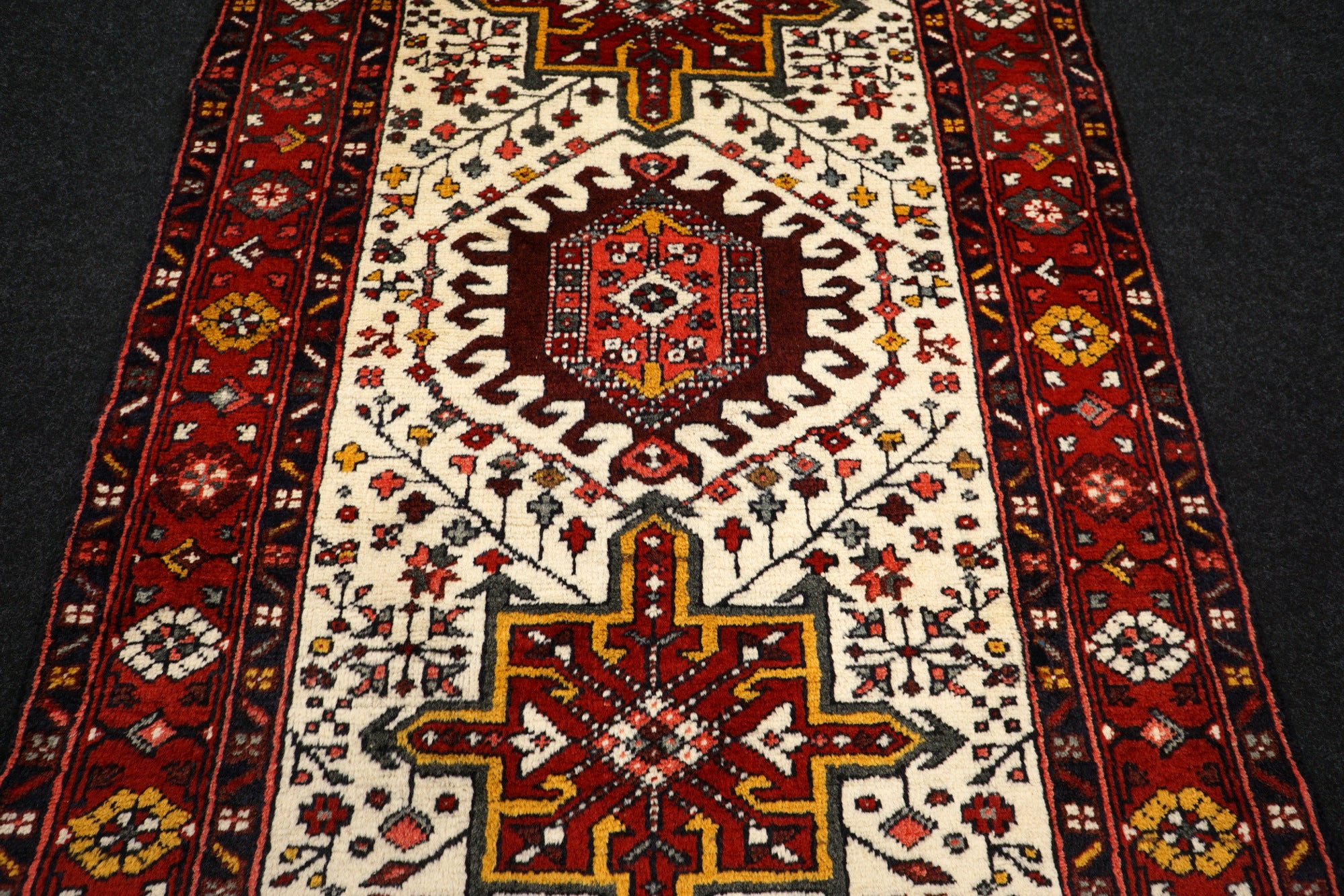 Heriz Gharadje Läufer 315 x 97 cm Perserteppich