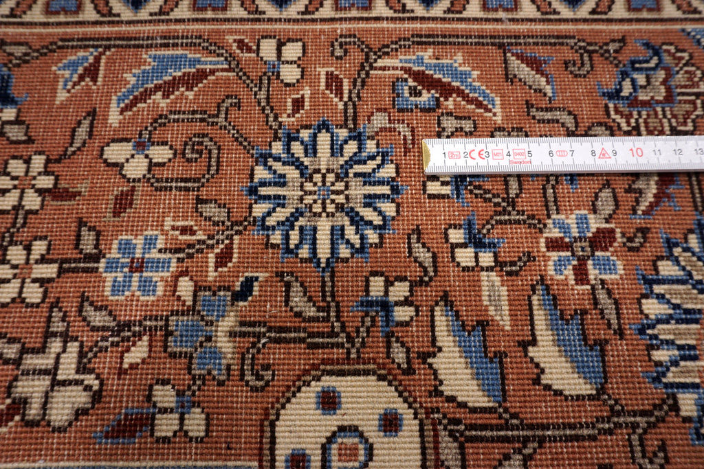China Kerman Orient Teppich 344 x 245 cm Dunkelblau